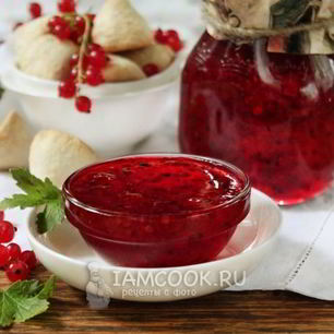 Рецепт Варенья из красной смородины 5-минутка