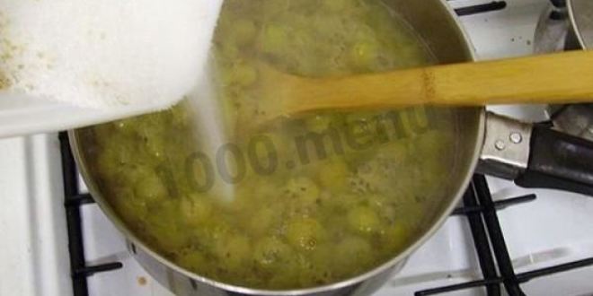 Рецепт варенья из крыжовника изумрудное