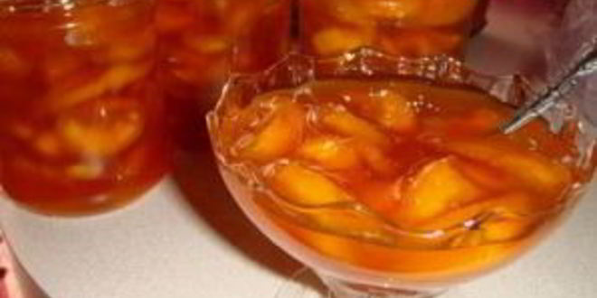 Рецепт варенья из персиков в сиропе