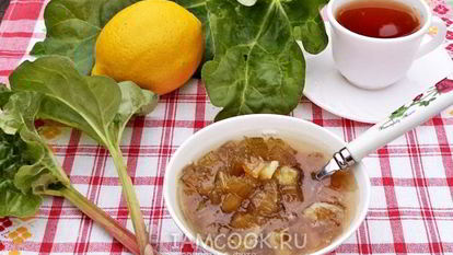 Рецепт Варенья из ревеня с лимоном