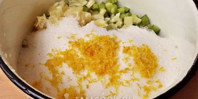 Рецепт варенья из ревеня с лимоном