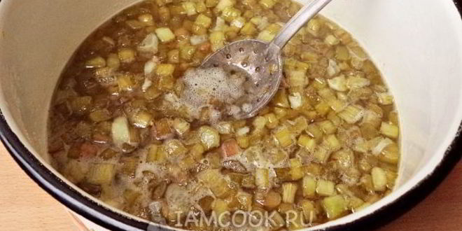Рецепт варенья из ревеня с лимоном