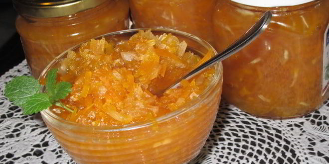 Рецепт варенья из тыквы с яблоками