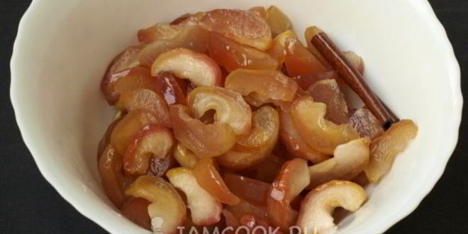 Рецепт варенья из яблок дольками на зиму