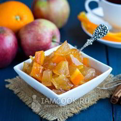 Рецепт Варенья из яблок с апельсином на зиму