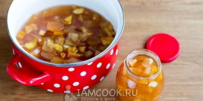 Рецепт варенья из яблок с апельсином на зиму
