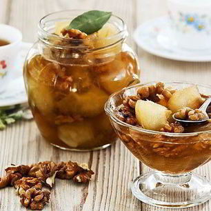 Рецепт Варенья из яблок с грецкими орехами в мультиварке