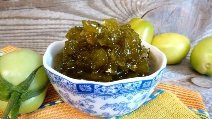 Рецепт варенья из зеленых помидоров