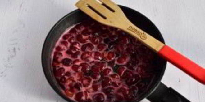 Рецепт варенья из жареной вишни