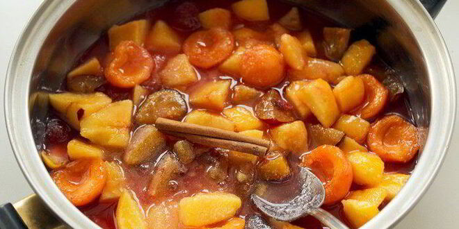 Рецепт варенья с нектарином, сливой и абрикосами