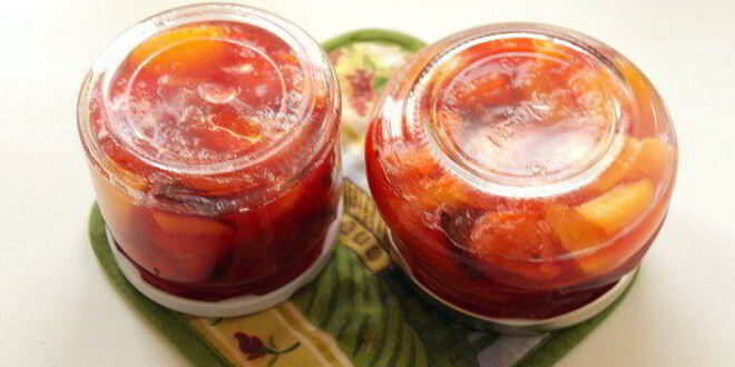 Рецепт варенья с нектарином, сливой и абрикосами
