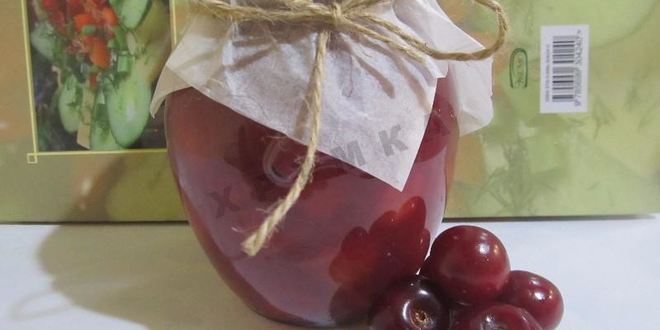 Рецепт вишневого варенья с желатином из вишни