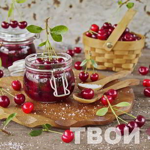 Рецепт Вишни в желатине на зиму