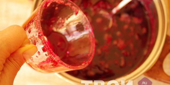 Рецепт вишни в желатине на зиму