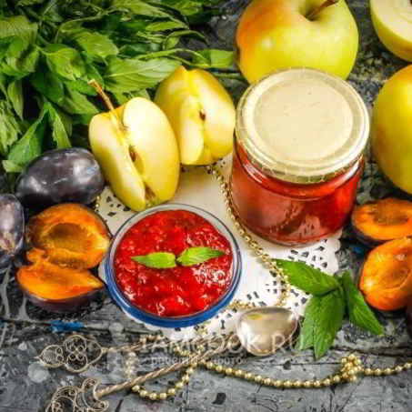 Рецепт Яблочно-сливового пюре на зиму