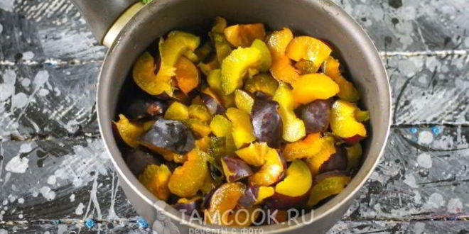 Рецепт яблочно-сливового пюре на зиму