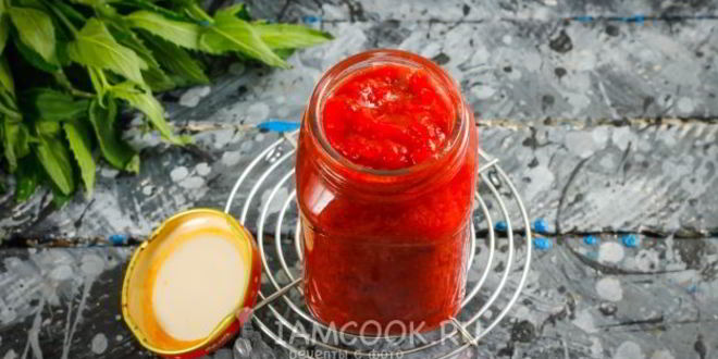 Рецепт яблочно-сливового пюре на зиму