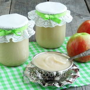 Рецепт Яблочного пюре со сгущенкой на зиму