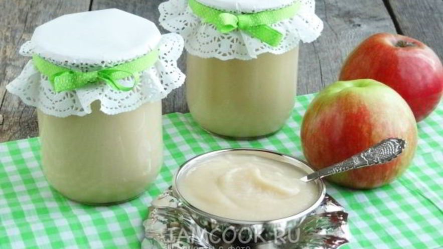 Рецепт яблочного пюре со сгущенкой на зиму