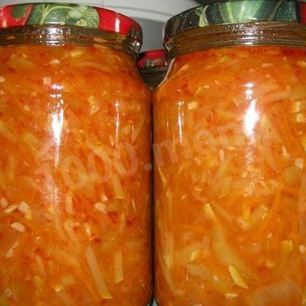 Рецепт Заготовки тыквы с болгарским перцем на зиму