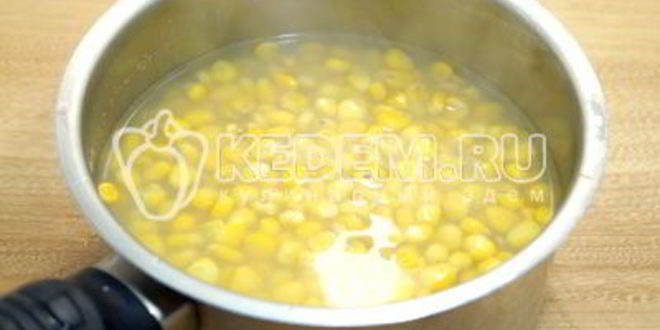 Рецепт заморозки овощей на зиму для гарнира с кукурузой