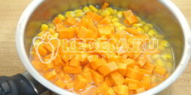 Рецепт заморозки овощей на зиму для гарнира с кукурузой