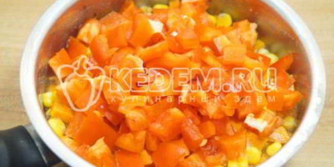 Рецепт заморозки овощей на зиму для гарнира с кукурузой