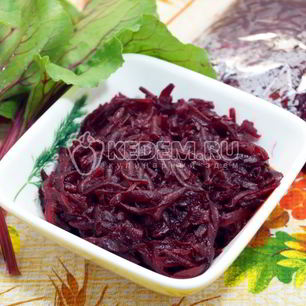 Рецепт Заморозки свеклы на зиму