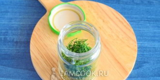 Рецепт засолки укропа на зиму