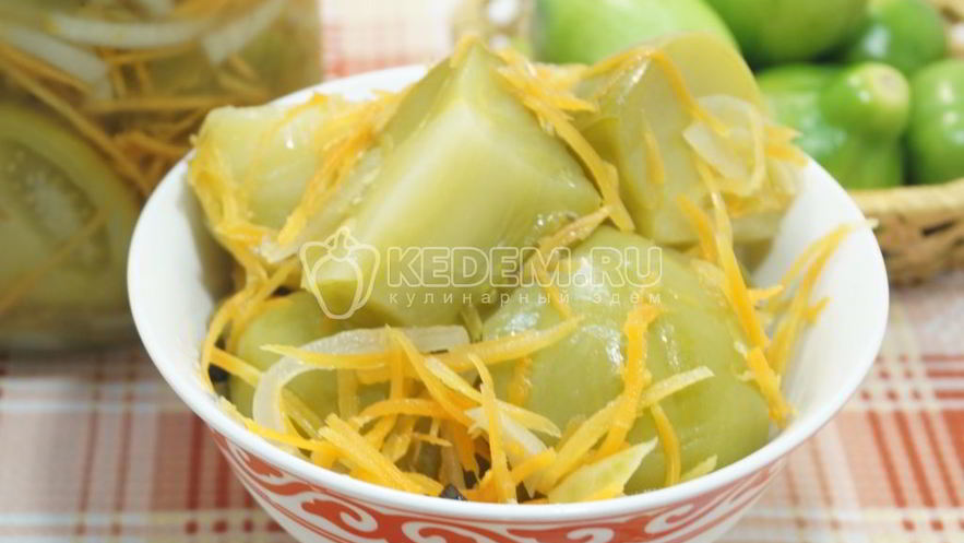 Рецепт зеленых помидоров пальчики оближешь