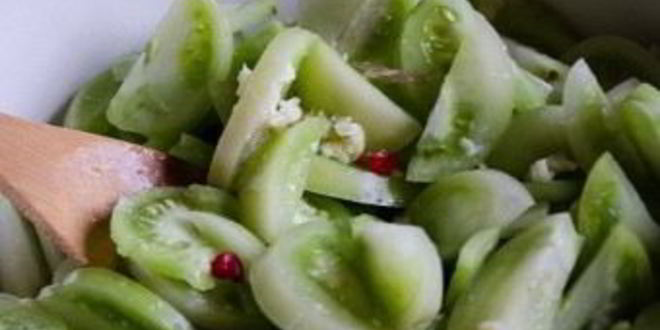 Рецепт зеленых помидоров по-корейски