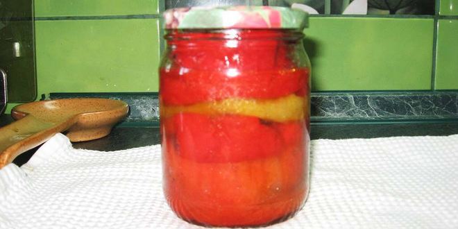 Рецепт жареного болгарского перца, закрытого на зиму