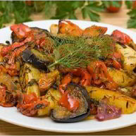 Рецепт Аджапсандали, легкое грузинское овощное блюдо