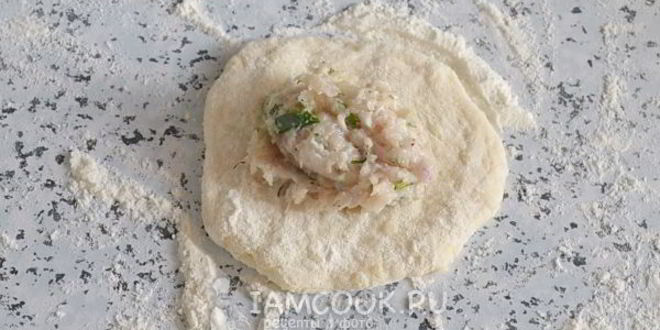 Рецепт беляшей с куриным фаршем