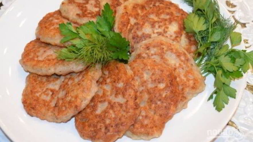 Рецепт ленивых беляшей на кефире с фаршем