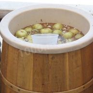 Рецепт Бочковых зеленых помидоров с огурцами