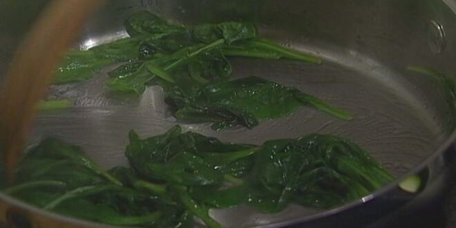 Рецепт брускетты из цукини со шпинатом