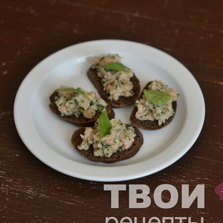 Рецепт Брускетты с фасолью