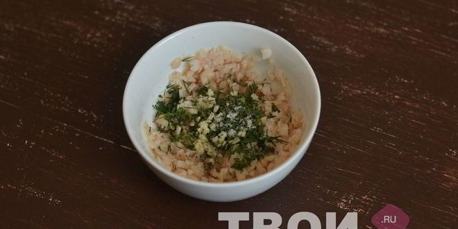 Рецепт брускетты с фасолью