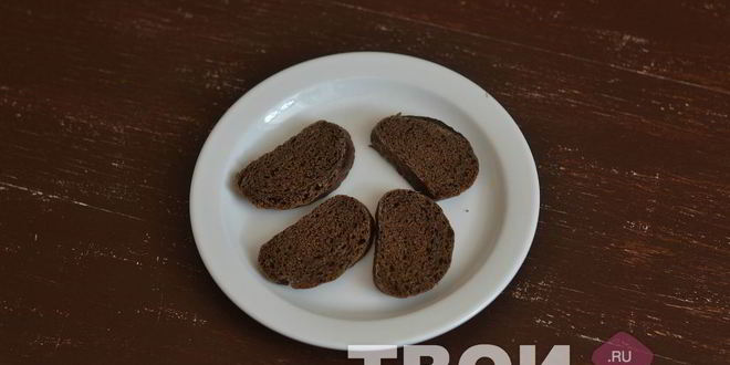 Рецепт брускетты с фасолью