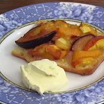 Брускетта с фруктами