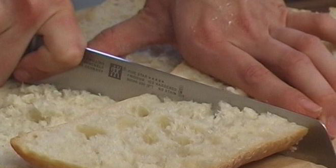 Рецепт брускетты с фруктами