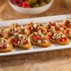 Рецепт Брускетты с курицей