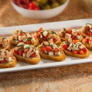 Рецепт Брускетты с курицей