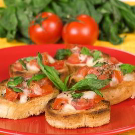 Рецепт Брускетты с сыром