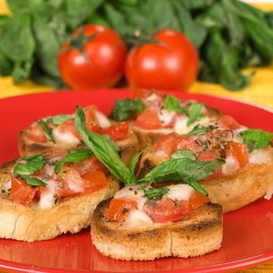 Рецепт Брускетты с сыром