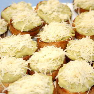 Рецепт Брускетты со сливочным пюре