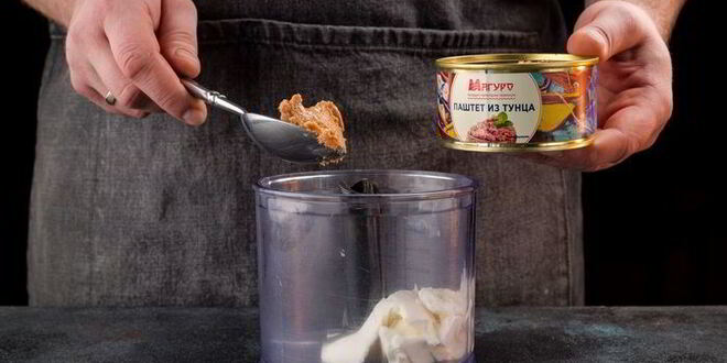 Рецепт брускетт с крем-паштетом из тунца