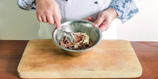 Рецепт брускетт с салатом из тунца с чечевицей