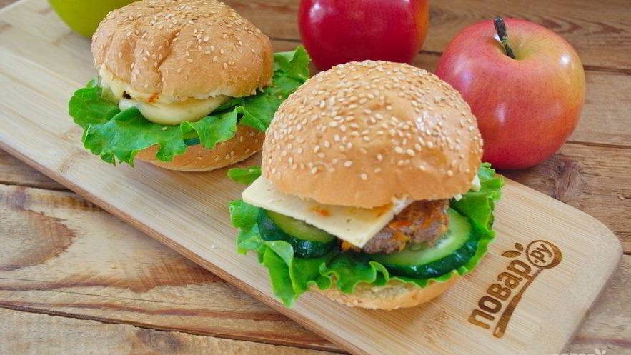 Рецепт бургера овощные прятки